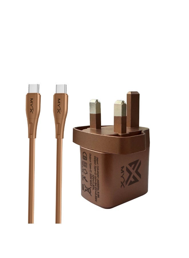 MYX QuickVolt 20W GaN Fast Charger | Sleek Design | Intelligent Charging for iOS & Android - Image 4